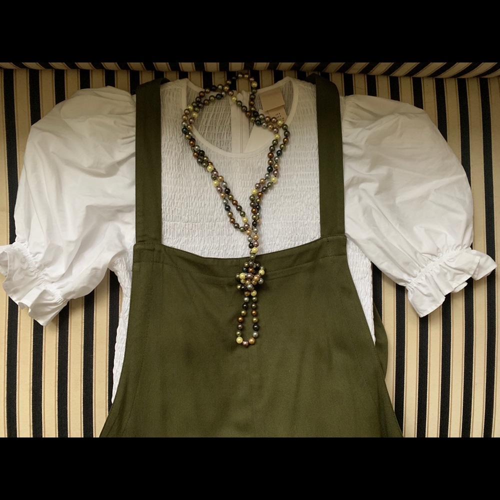 H&M pouffy-sleeved crop top